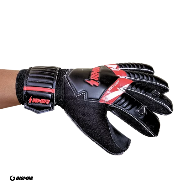 GUANTES GIOMAR PRO DIGIT DEPORTIVO NEGRO/ROJO - Imagen 2