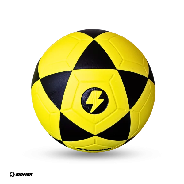 PELOTA GIOMAR PARA FUTBOL PVC AMARILLO/NEGRO #5 - Imagen 3