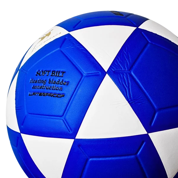 PELOTA GIOMAR PARA FUTBOL PVC AZUL/BLANCO #5 - Imagen 2