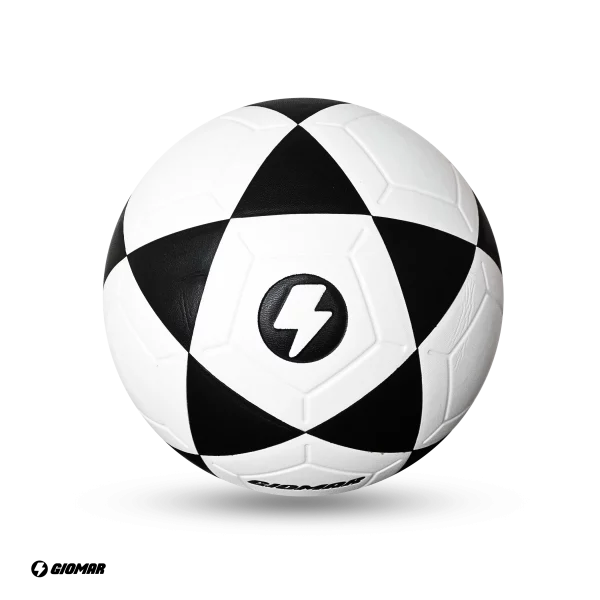 PELOTA GIOMAR PARA FUTBOL PVC BLANCO/NEGRO - Imagen 3