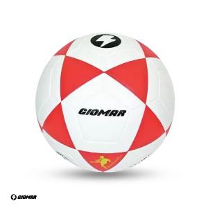 PELOTA GIOMAR PARA FUTBOL PVC BLANCO/ROJO #5