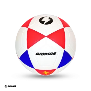 PELOTA GIOMAR PARA FUTBOL PVC BLANCO/ROJO/AZUL #5