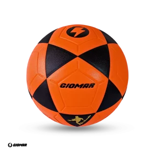PELOTA GIOMAR PARA FUTBOL PVC NARANJA/NEGRO