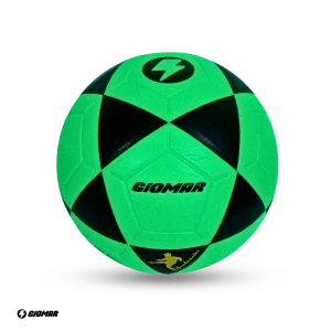 PELOTA GIOMAR PARA FUTBOL PVC VERDE/NEGRO