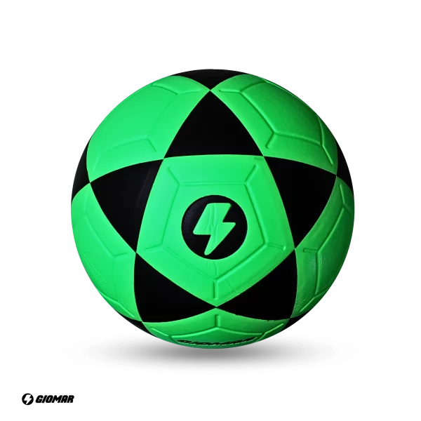 PELOTA GIOMAR PARA FUTBOL PVC VERDE/NEGRO - Imagen 3