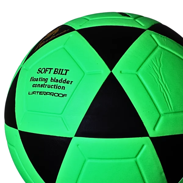 PELOTA GIOMAR PARA FUTBOL PVC VERDE/NEGRO - Imagen 2