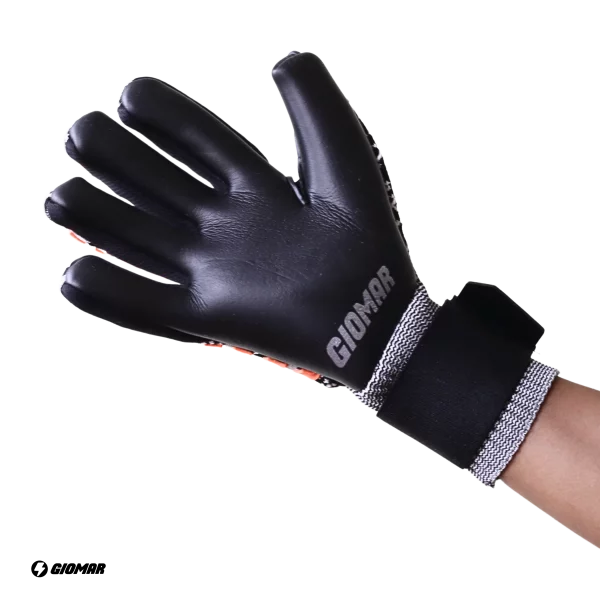 GUANTES GIOMAR SUPER GRIP SEMIPROFESIONAL NEGRO/NARANJA - Imagen 2