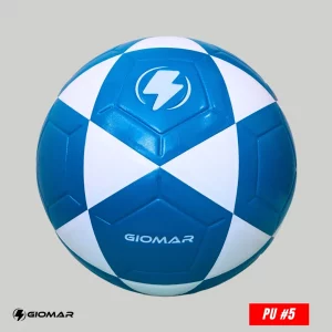 PELOTA GIOMAR PARA FUTBOL PU AZUL/BLANCO