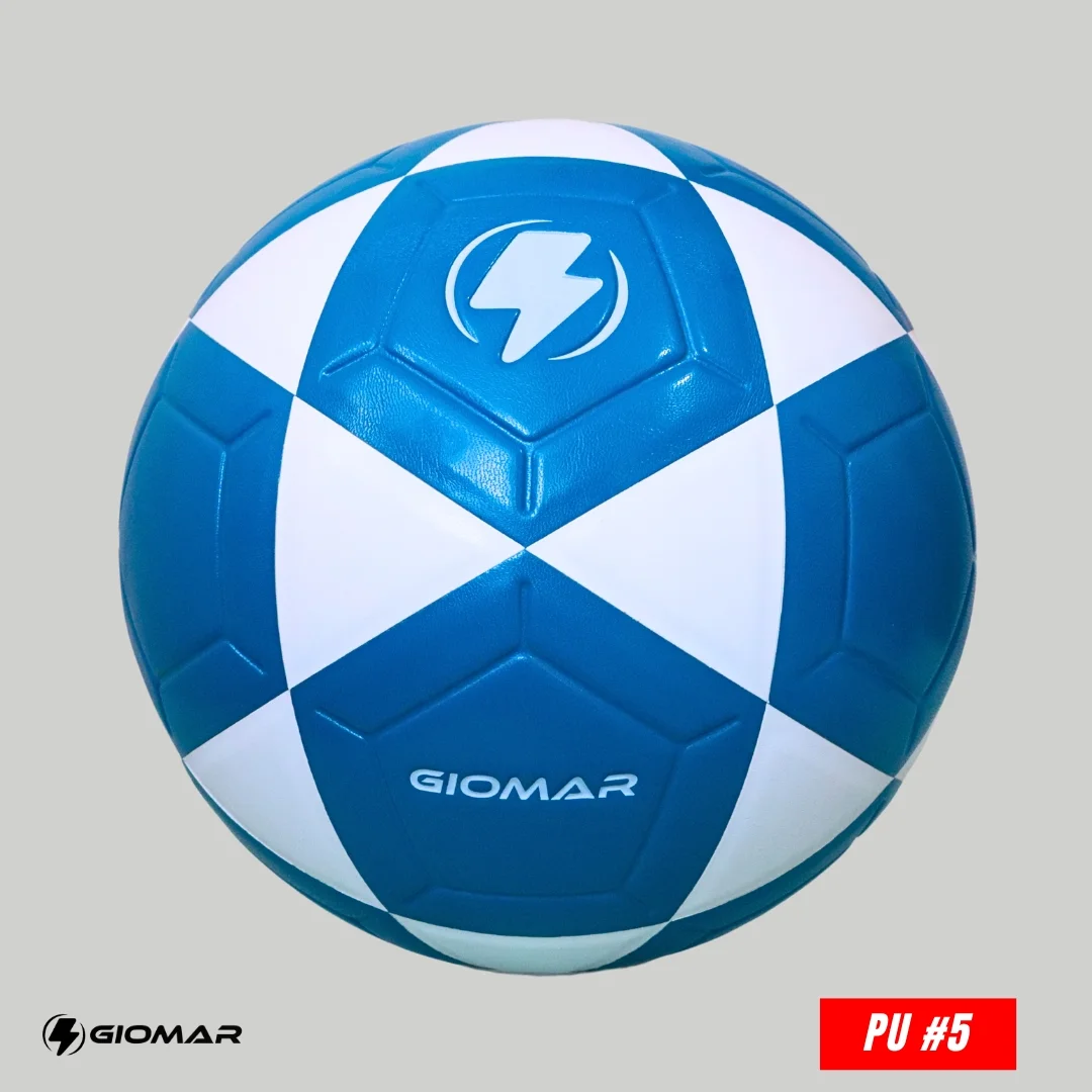 PELOTA GIOMAR PARA FUTBOL PU AZUL/BLANCO