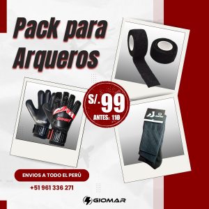 PACK PARA ARQUERO COMPLETO- GUANTES PRODIGIT - MEDIAS - VENDAS